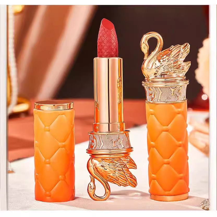 Lip Tint Korean - スワンベルベットマット口紅防水長期的なレッドマット韓国フルカバレッジリップメイク