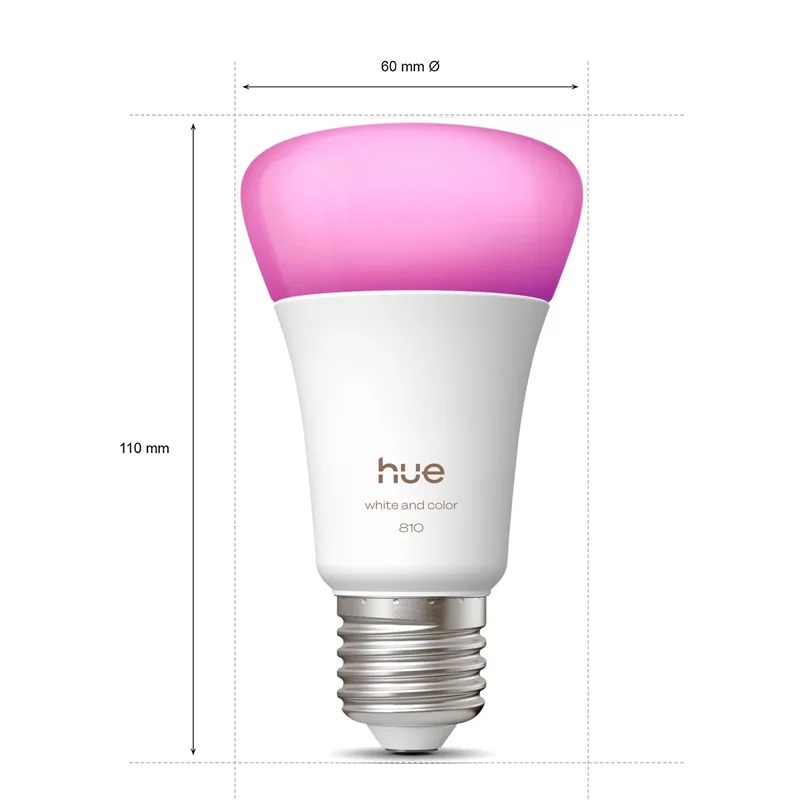 フィリップス ヒュー E27 A60 ホワイト＆カラーアンビ - Philips Bulb Hue のレビューと価格