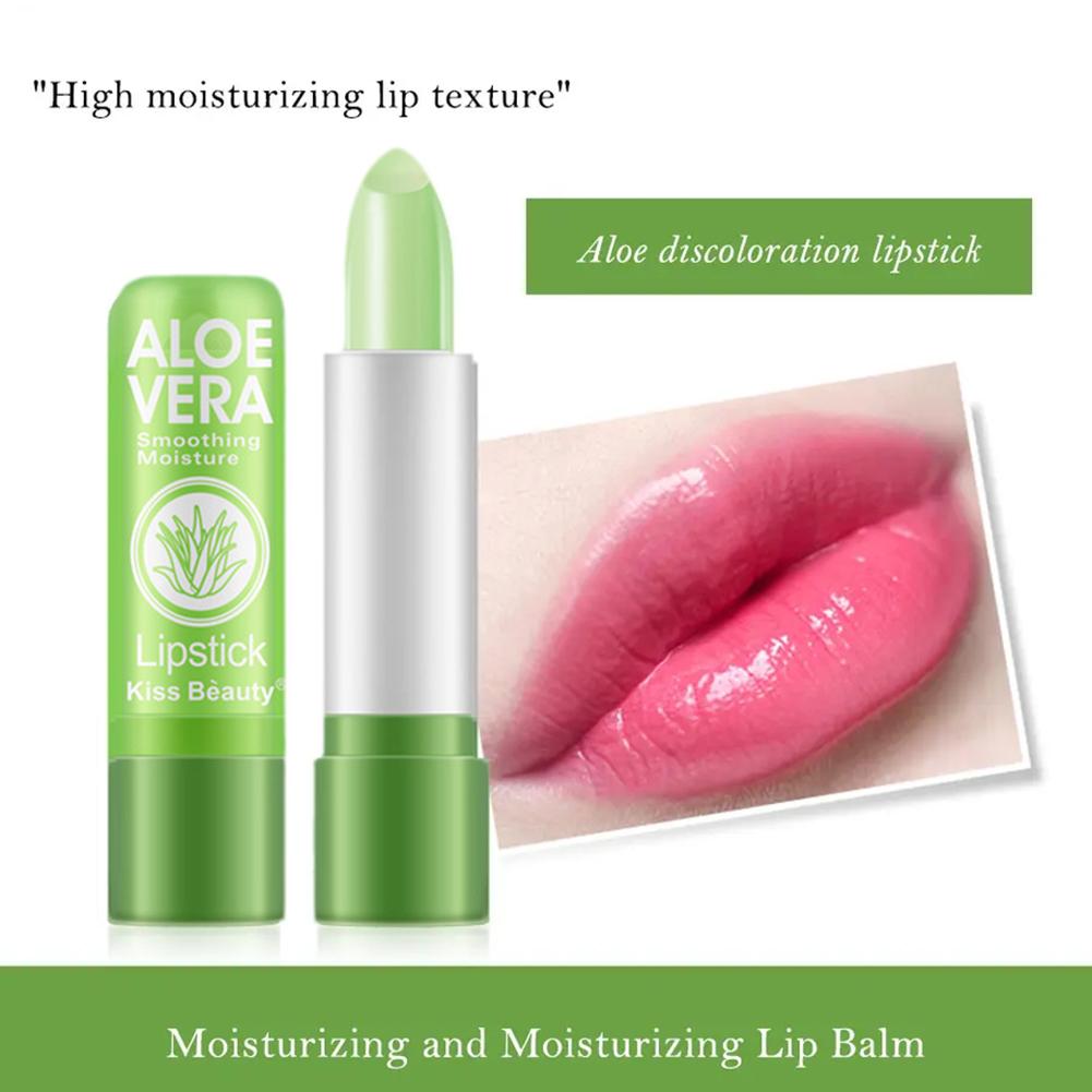 韓国アロエベラ温度変化リップスティック保湿リップバーム長持ち - Lip Tint Korean のレビューと価格