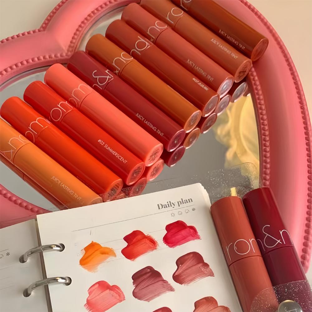 オリジナル韓国ロマンジュースリップグロス、美白効果と持続的な - Lip Tint Korean のレビューと価格