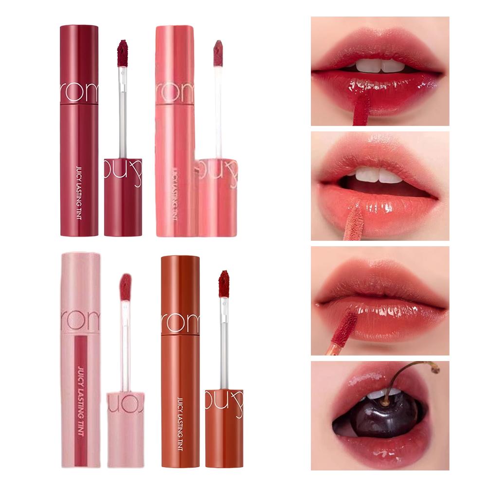 オリジナル韓国ロマンジュースリップグロス、美白効果と持続的な - Lip Tint Korean のレビューと価格