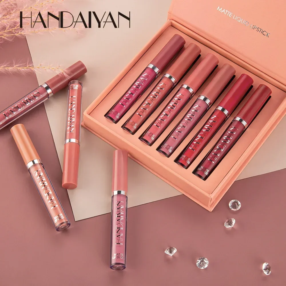 HANDAIYAN 6 個口紅セットメイクアップ女性のための - Lip Tint Korean のレビューと価格