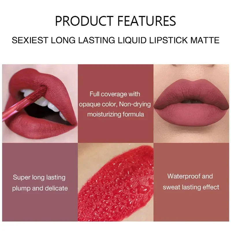 HANDAIYAN 6 個口紅セットメイクアップ女性のための - Lip Tint Korean のレビューと価格