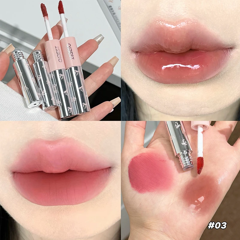 QIBEST ダブルヘッドマットベルベットリキッドリップステ - Lip Tint Korean のレビューと価格