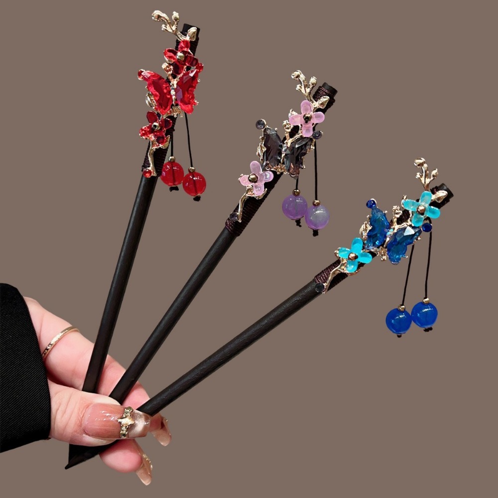 1pc 絶妙なファッション鮮やかな中国のヘアスティックアソー - Hanbok Hair Pin のレビューと価格