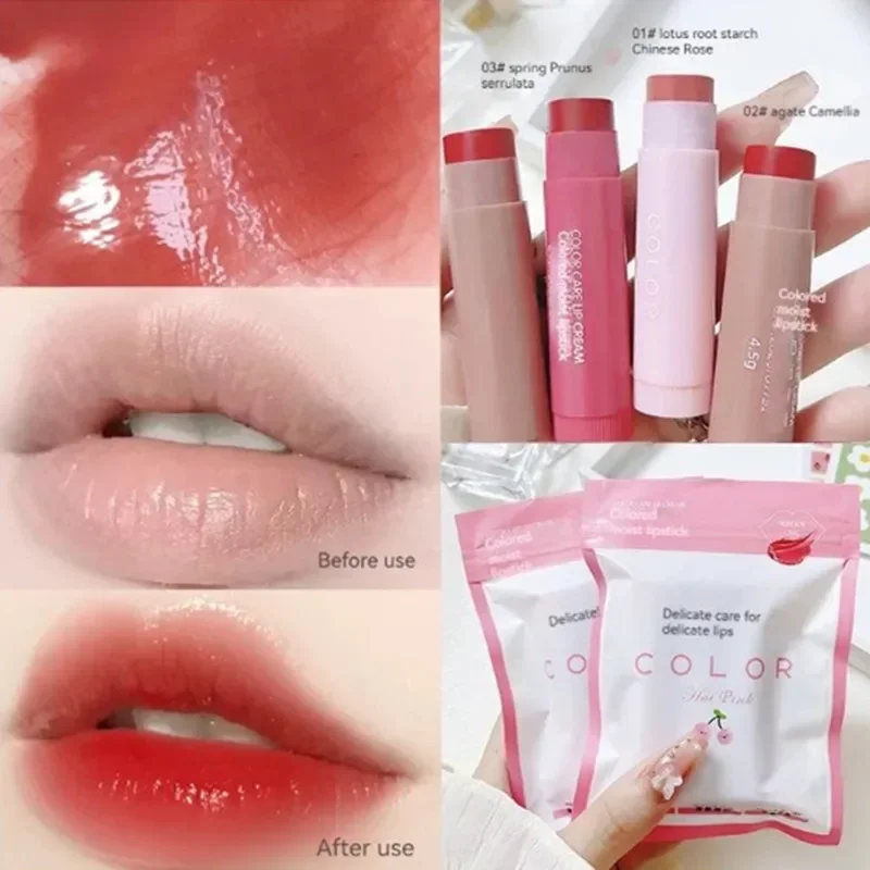 口紅かわいい赤ティントメイクアップケア化粧品色のリップクリー - Lip Tint Korean のレビューと価格